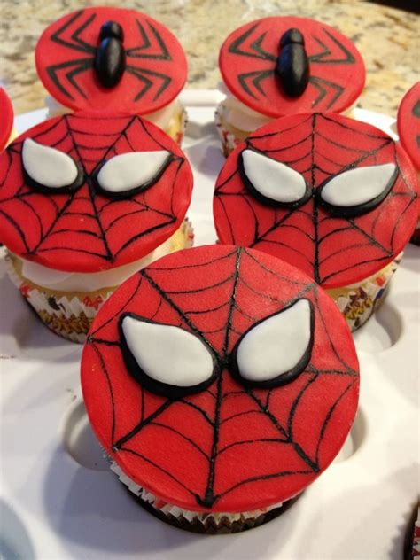Spiderman Cupcakes