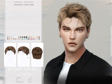 Sims Curly Hair Sims Hair Male Sims Body Hair Sims Men Clothing Sims Male Clothes