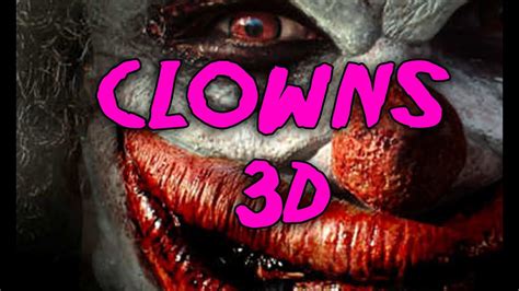 Halloween Horror Nights Clowns 3d Youtube