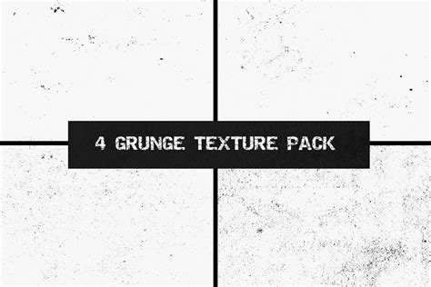 4 Grunge Texture Pack Graphic By Nexedesigns · Creative Fabrica