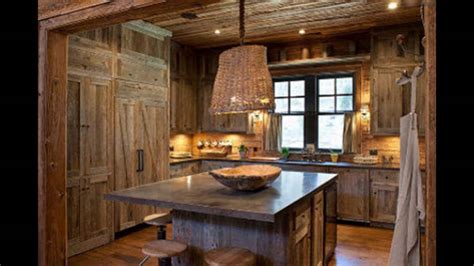 Barn Wood Style Kitchen Cabinets