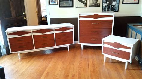 Refinished Mid Century Set