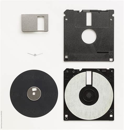 Deconstructed 35 Inch Floppy Disk By David Smart Stocksy United