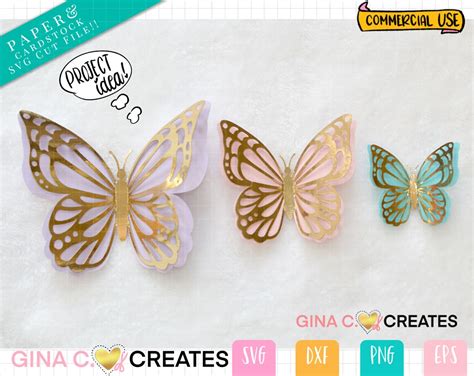 Layered Butterfly Svg Bundle Gina C Creates