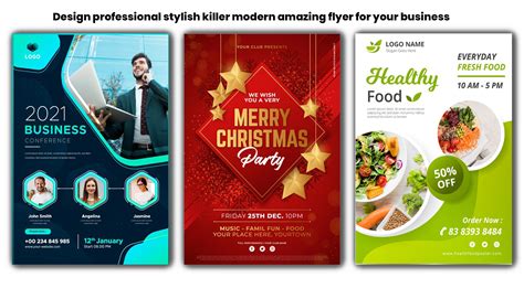 I Will Design A Professional Flyer Design For Your Business Promote For