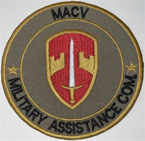 Us Army Ocp Macv Military Assistance Command Vietnam Patch Decal