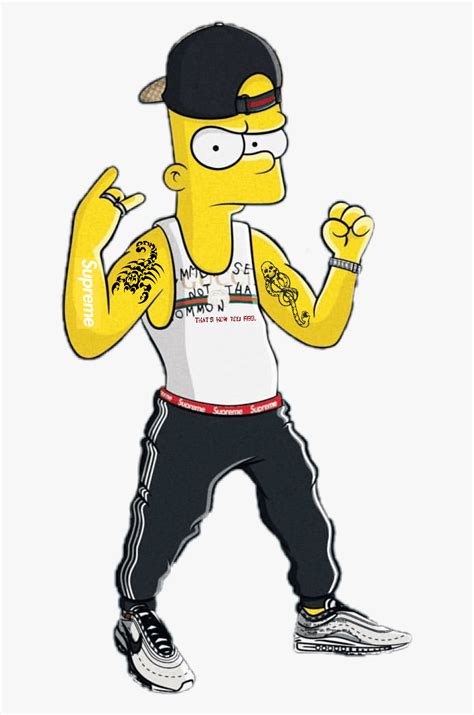 Bart Simpson Crip Cartoon Wallpaper Free Wallpapers