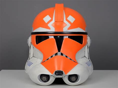 332nd Helmet Ahsoka Clone Trooper Helmet Star Wars Orange Etsy