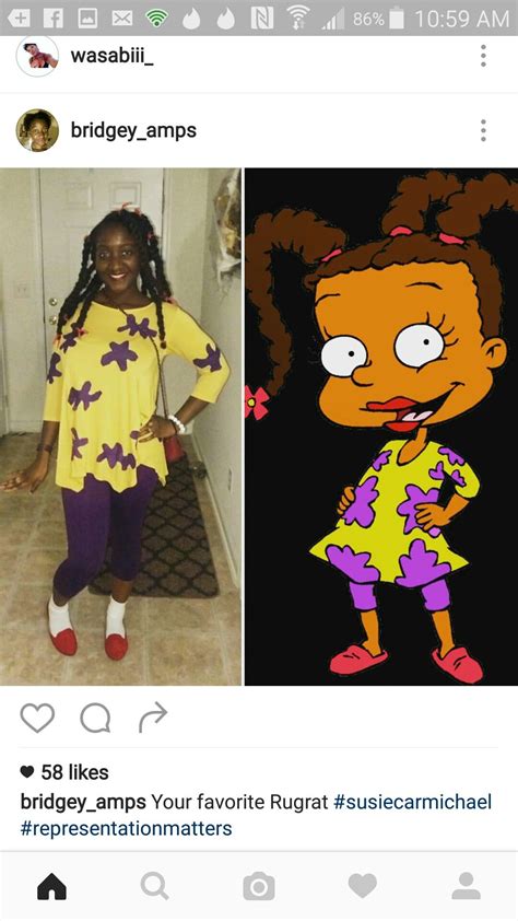 Susie Carmichael From Rugrats Halloween Costume Outfits Rugrats