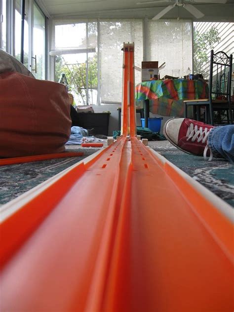 How to make toy car track. DIY Hot Wheels race track | Flickr - Photo Sharing!