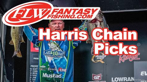 Flw Fantasy Fishing Picks Harris Chain 2018 Youtube