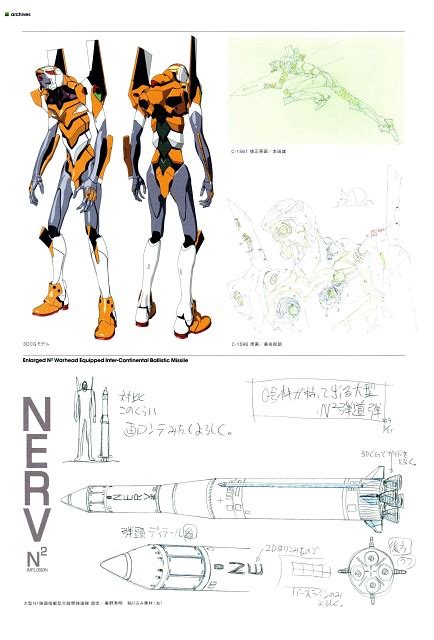 Gainax Khara Neon Genesis Evangelion Unit 00 Character Sheet