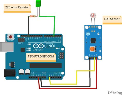 Light Dependent Resistor Ldr Arduino Code And Proteus Simulation Hot
