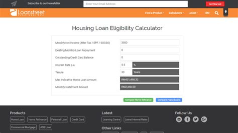 Zillow's mortgage calculator gives you the opportunity to customize your mortgage details while making these autofill elements make the home loan calculator easy to use and can be updated at any point. Housing Loan Eligibility Calculator