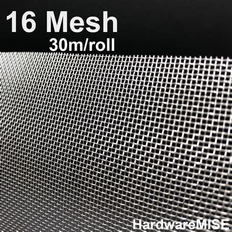 Stainless Steel Wire Mesh Ss 304 Netting 16 Mesh Ss304 12m X 30m