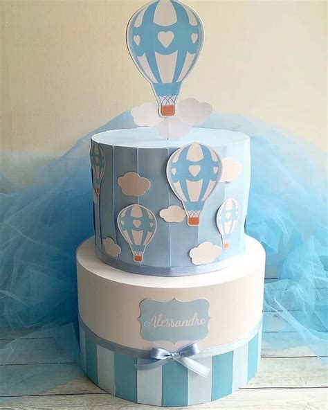 torta scenografica tema mongolfiera hot air balloon dummy cake incartando incantando
