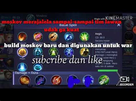 BUILD DAN CARA MEMAINKAN MOSKOV Pake Build Ini Semuanya Rontok