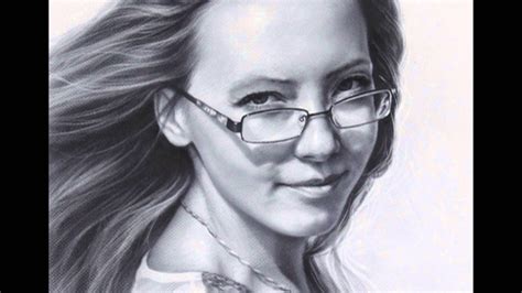 Female Portrait Drawings By Igor Kazarin Youtube
