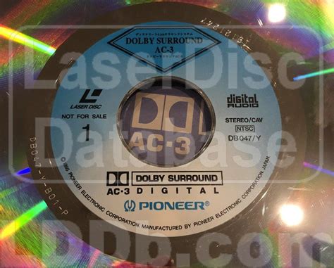 Laserdisc Database Pioneer Dolby Surround Ac 3 Digital Demo Disc