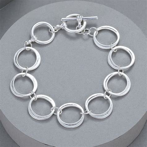Silver Circles Bracelet Julia Rose Gifts And Accessories