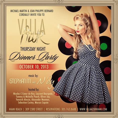 Thursday Night Dinner Party Oct 10th | Night dinner