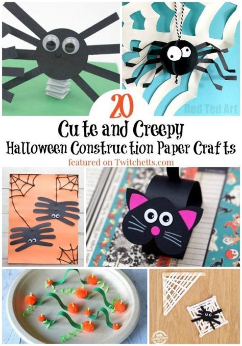 20 Easy Halloween Paper Crafts Kids Will Want To Make Construction