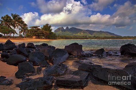Anahola Beach Park On The Island Of Kauai Hawaii Photograph By Sam