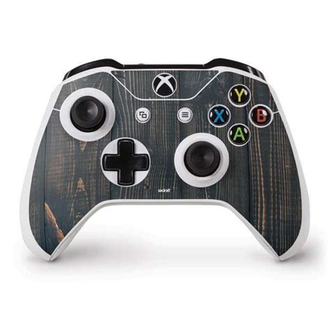 Black Painted Wood Xbox One S Controller Skin Xbox One S Black Paint