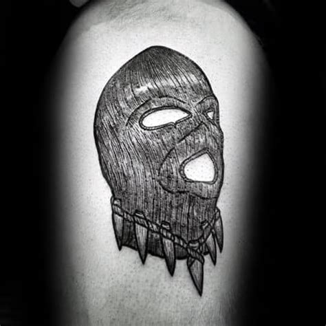 & i'd flex crew nec. 30 Ski Mask Tattoo Designs For Men - Masked Ink Ideas