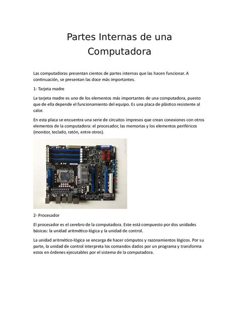 Calaméo Partes Internas De Una Computadora Carlos Orozco 10 02