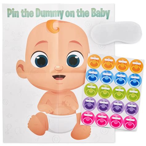 Buy Baby Shower Game Pin The Dummy On The Includes Stickers