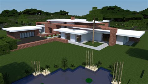 Exemple Maison Moderne Minecraft Home Alqu