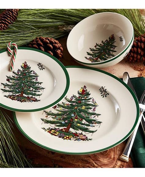 Spode Christmas Tree Dinnerware Collection And Reviews Fine China Macys