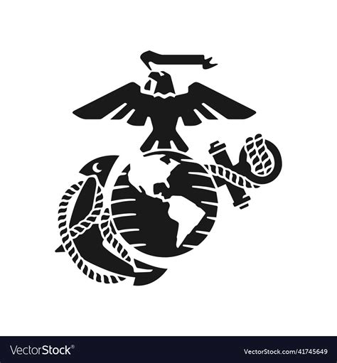 Logo Of The United States Marine Corps Royalty Free Vector