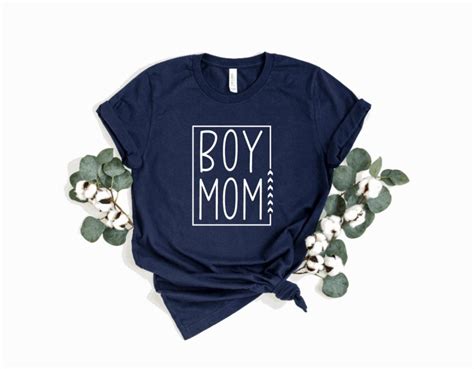 Boy Mom Shirt Tee Tshirt Shirt For Her Mom Mommy Mother Etsy