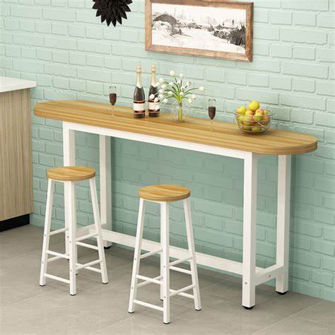 Maybe you would like to learn more about one of these? Bar table against the wall home living room simple ...