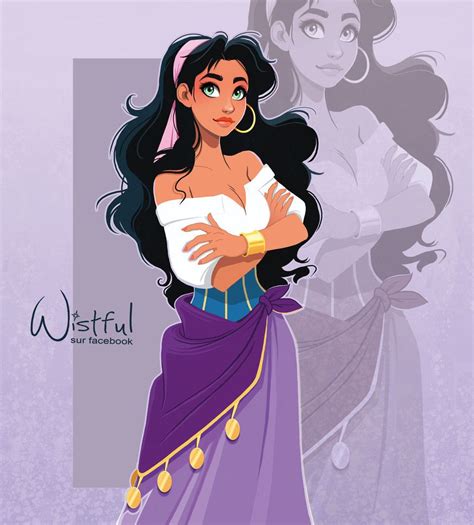 Esmeralda From The Hunchback Of Notre Dame ️ Disney Princess Drawings Esmeralda Disney