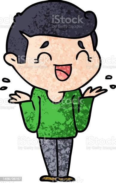 Cartoon Laughing Confused Man Stock Illustration Download Image Now