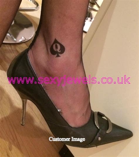 queen of spades temporary tattoos qos hotwife cuckold swinger etsy uk