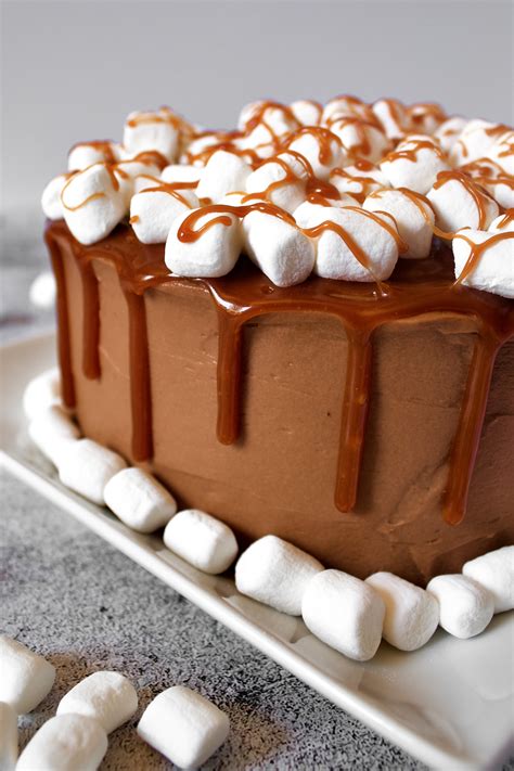 Chocolate Caramel Scotchmallow Cake — Poetry And Pies