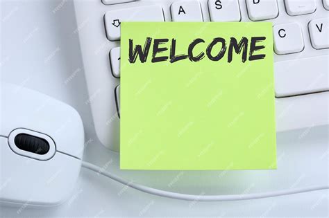 premium photo welcome new employee colleague refugees refugee immigrants computer business
