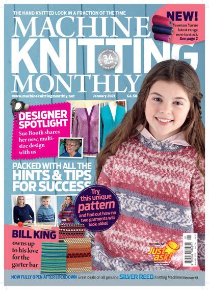 machine knitting monthly the hand knitted look in a fraction of the time knitting machine