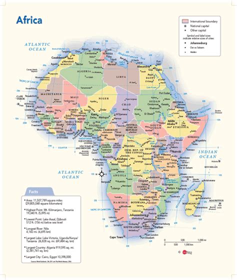 Africa Political Wall Map By Geonova Mapsales