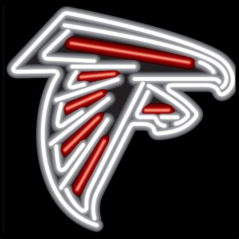 Atlanta Falcons Logo Neon Sign | Atlanta falcons logo, Atlanta falcons ...