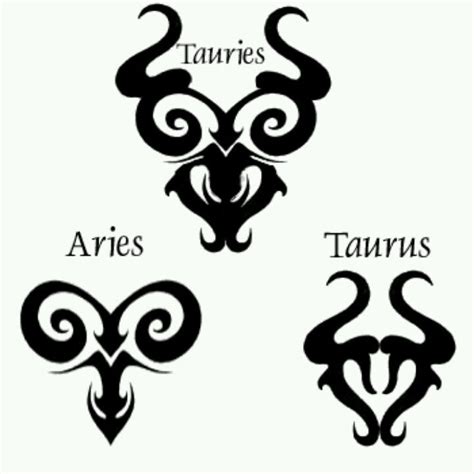 Taurus Tattoos Aries Tattoo Aries Symbol Tattoos