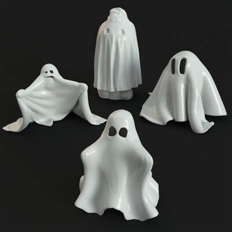 3d Ghosts Figure Cgtrader