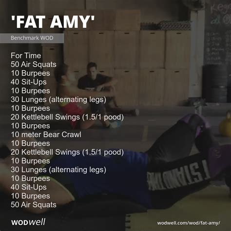 Fat Amy Workout Benchmark Wod Wodwell