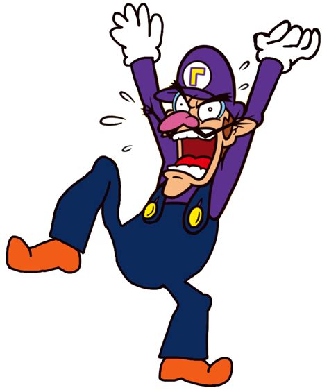 Super Mario Waluigi Screaming 2d By Alexiscurry On Deviantart