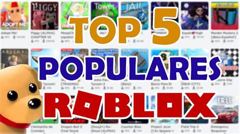 Los Juegos Más Populares Famosos De Roblox Top 5 Youtube