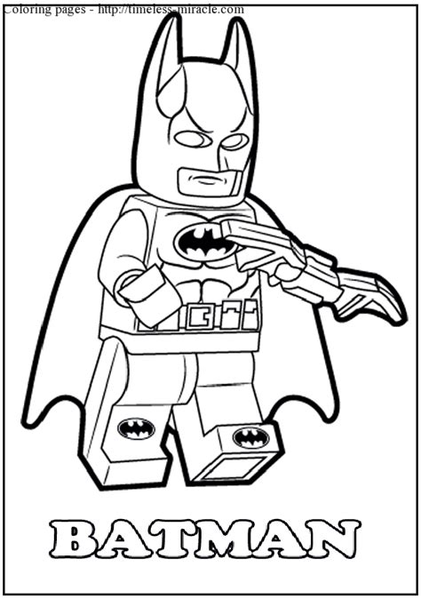 Lego Batman Coloring Pages - Kidsuki
